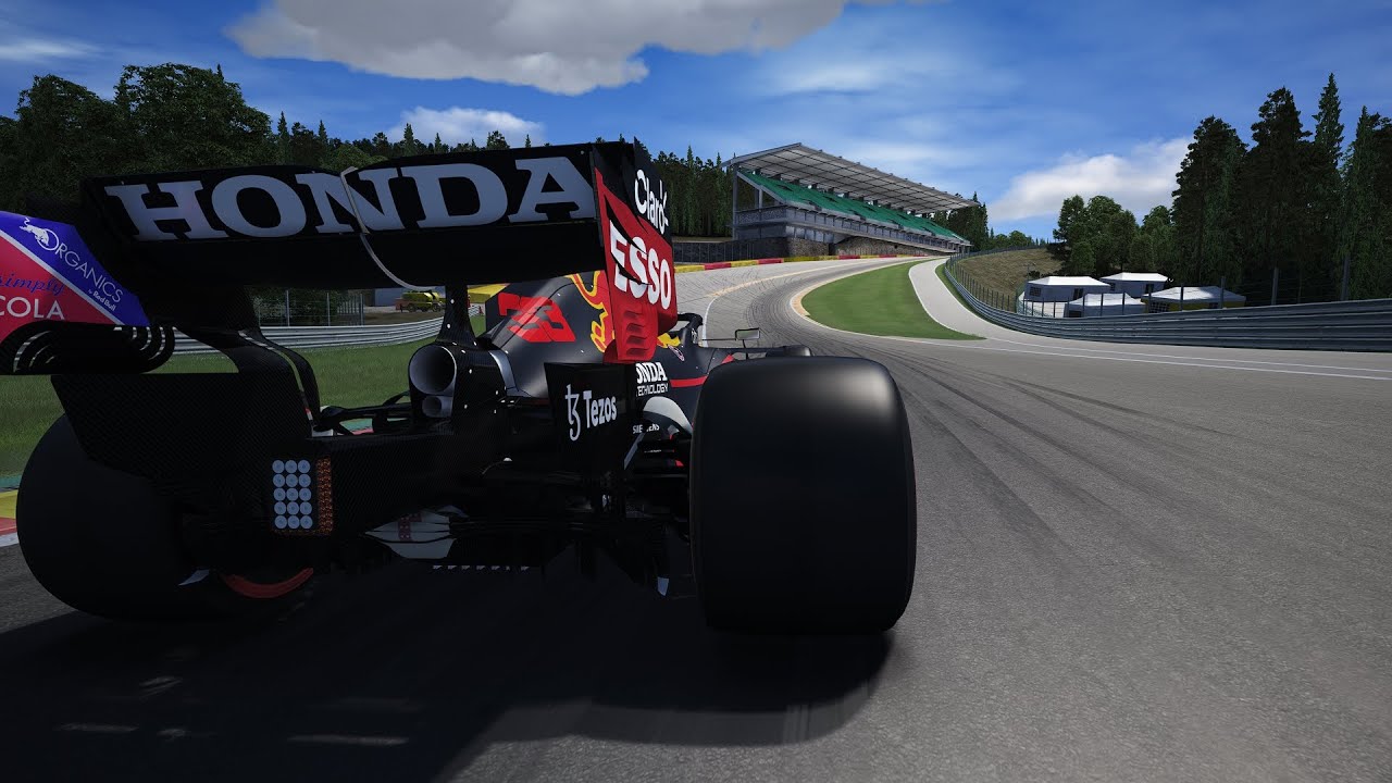 Max Verstappen's RedBull RB16B in Spa