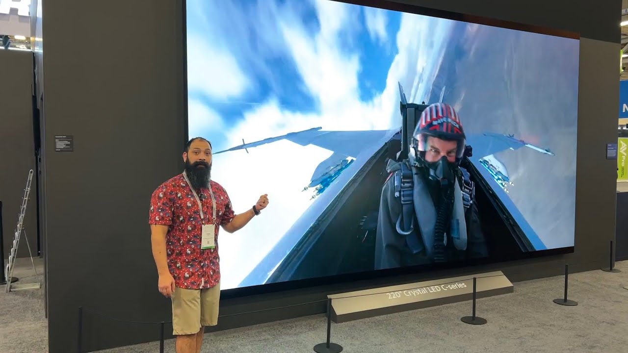 БЕЗУМНЫЙ 220-дюймовый телевизор Crystal LED от Sony!? CEDIA 2022