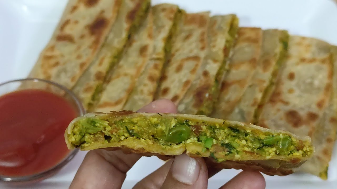 मटर पनीर लिफाफा रेसिपी – Matar Paneer Lifafa Recipe – Dinner Recipe