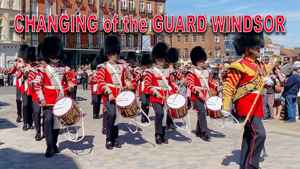 WINDSOR CASTLE GUARD 1st Battalion Welsh Guards with 1st Bn. Welsh Guard Corps of Drums NEW 29/06/24