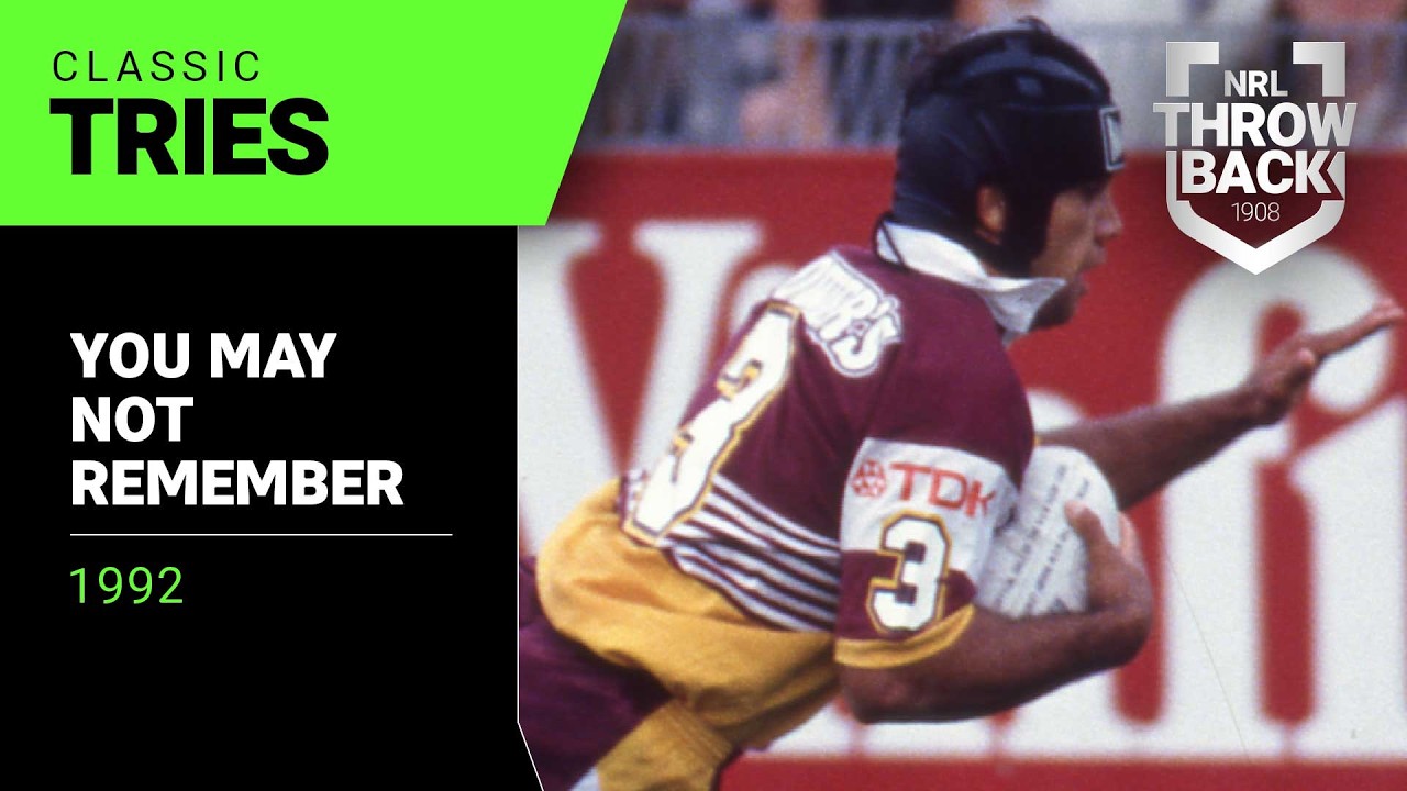 Classic tries from 1992 you probably don't remember | NRL Throwback | Renouf, Lamb, Blake & more.