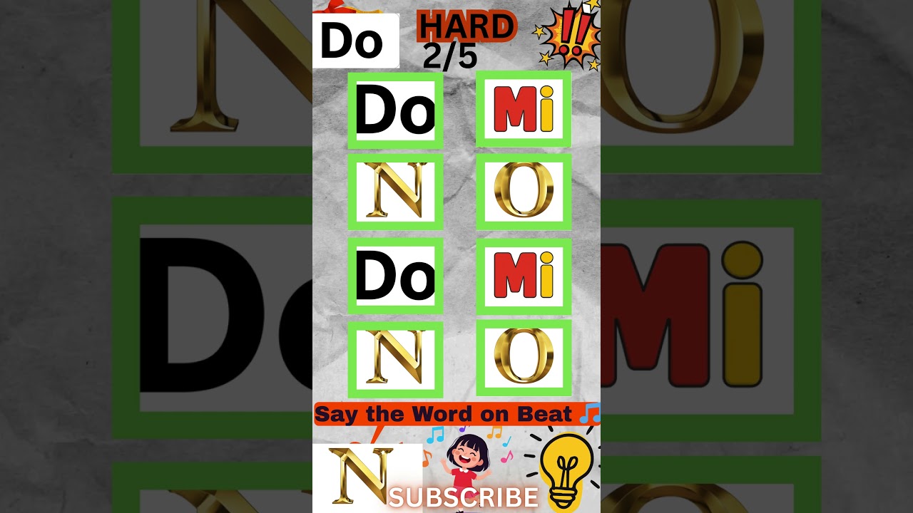 Say The Word On Beat Challenge🎵 |  Timing & Voice Challenge 🎵 