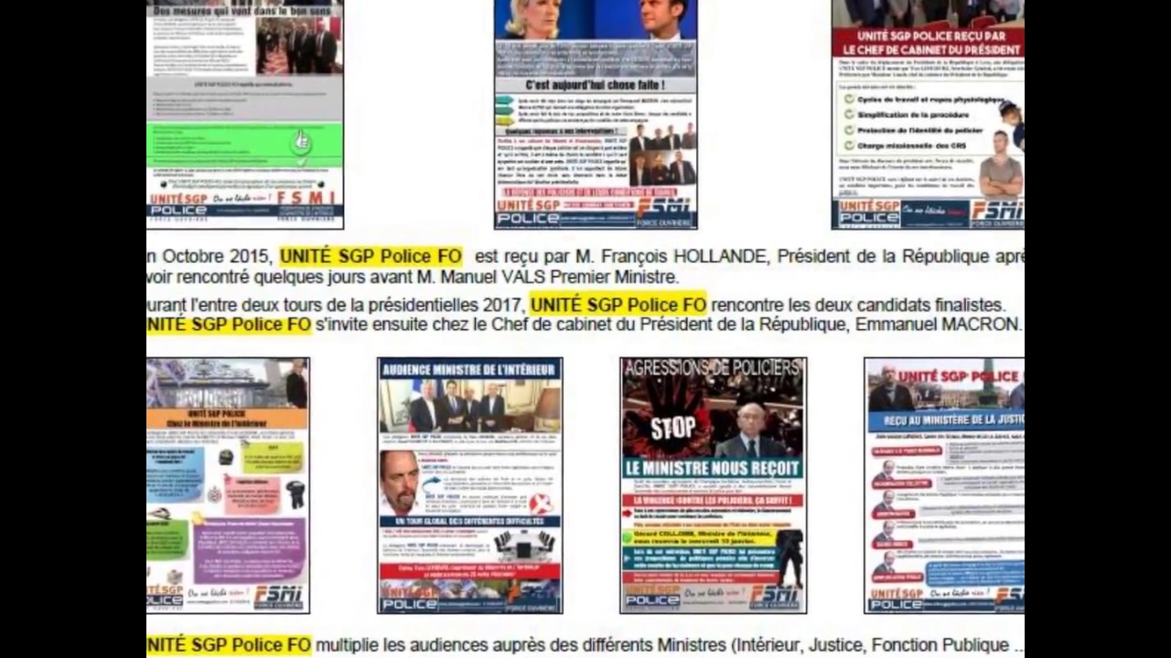 N &deg; 2 Douze raisons essentielles de voter Unit&eacute; SGP Police FO