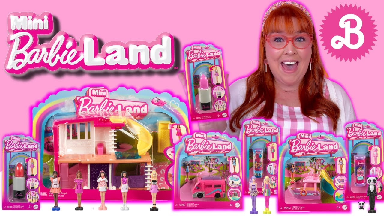 Unboxing SO MUCH Mini BarbieLand!! BarbieLand COLOR REVEAL, Mini DOLLHOUSE, Mini CUTIE REVEAL!!💖💕