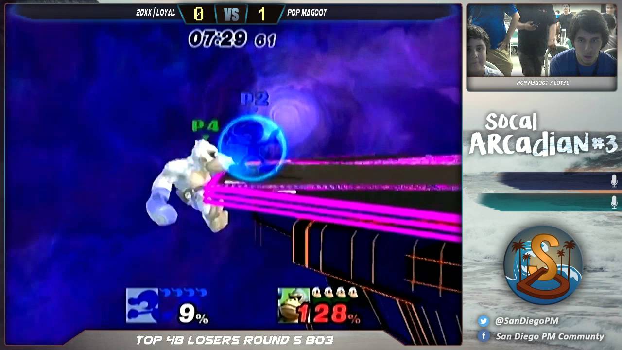 SoCal PM Arcadian #3 - 2DXX Loyal vs Pop Magoot - Losers Round 5 - Project M