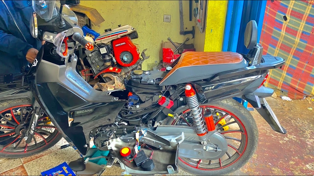 تركيب الرم و سدية  الكتريك BECANE SH 2021