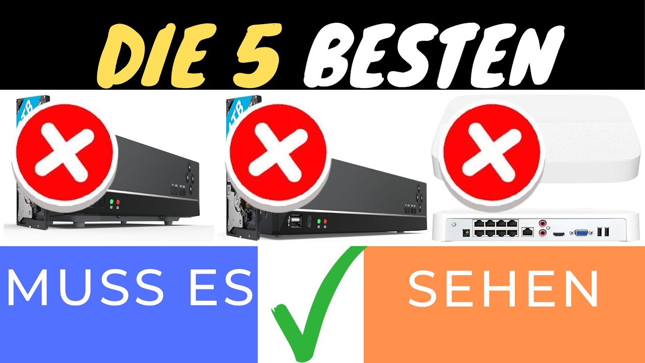 DIE TOP 3 NVR POE ÜBERWACHUNGSSYSTEME 2025 🛡️🔍 | UNSERE EMPFEHLUNGEN!