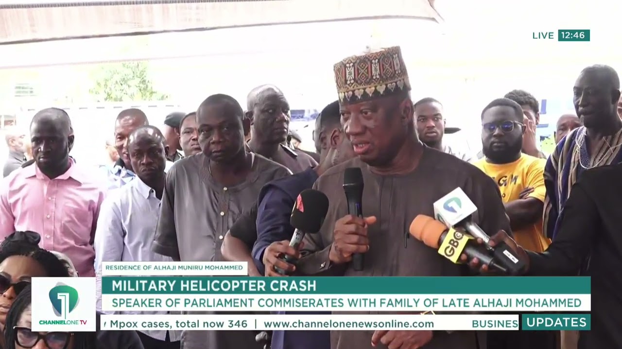 Military Helicopter Crash: Speaker of Parliament Commiserates with Family of Late Alhaji Muniru