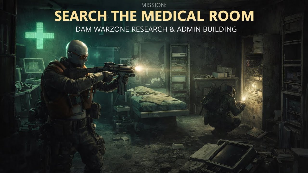 ARC Raiders “Mission: Search the Medical Room — Dam Warzone Research & Admin Building”