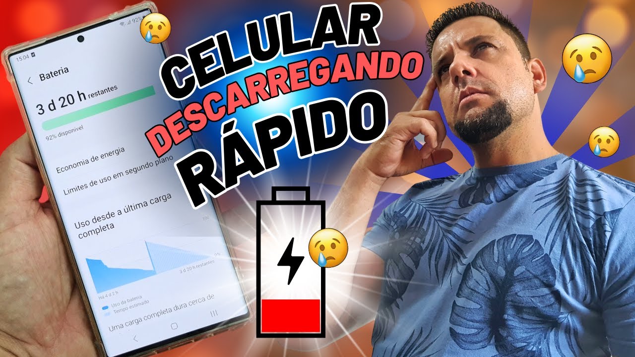 CELULAR SAMSUNG GALAXY NOTE 20 ULTRA DESCARREGANDO A BATERIA MUITO RÁPIDO [COMO RESOLVER]