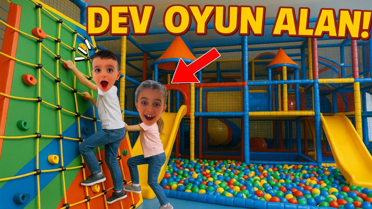 POYRAZ ELİF DEV OYUN ALANINDA DOYASIYA EĞLENİYOR!!!