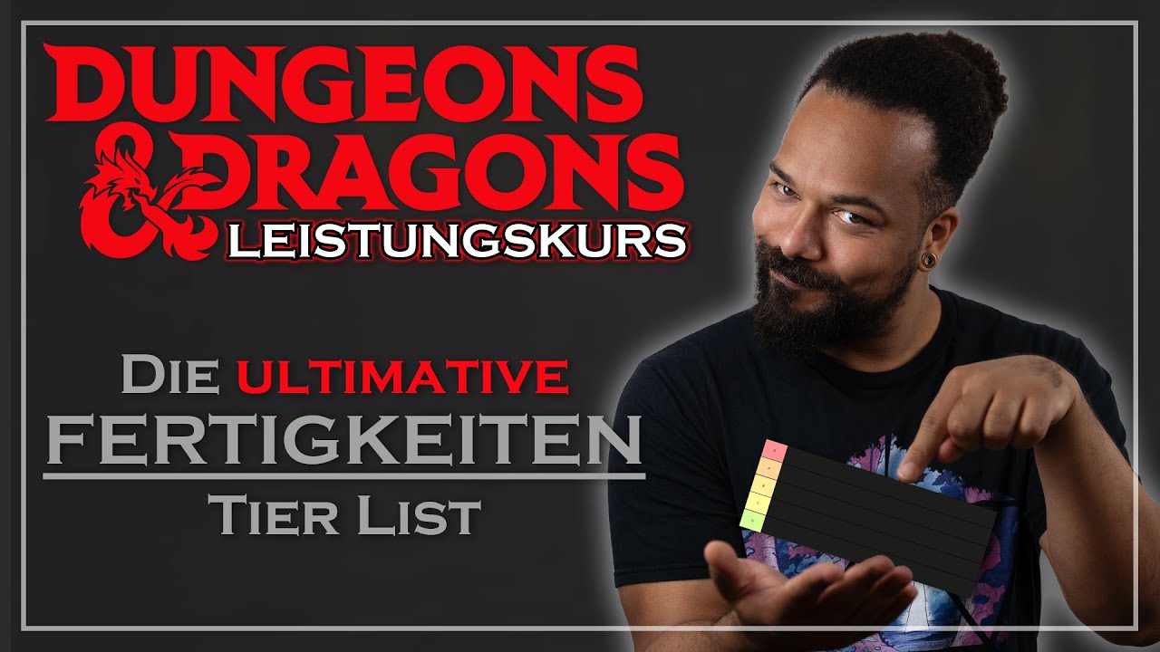 Das einzige Video über Fertigkeiten das ihr je brauchen werdet | D&D Leistungskurs