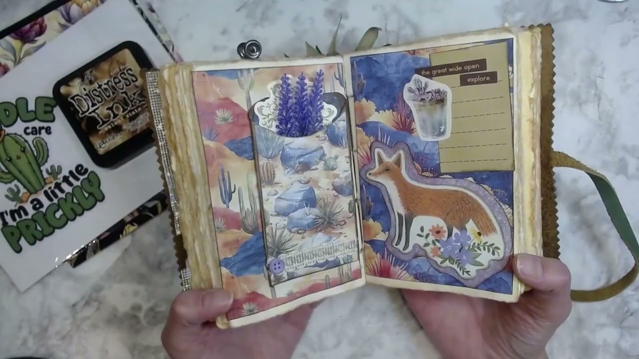 Southwest Junk Journal Flip Through 🌵 Desert Theme Remix