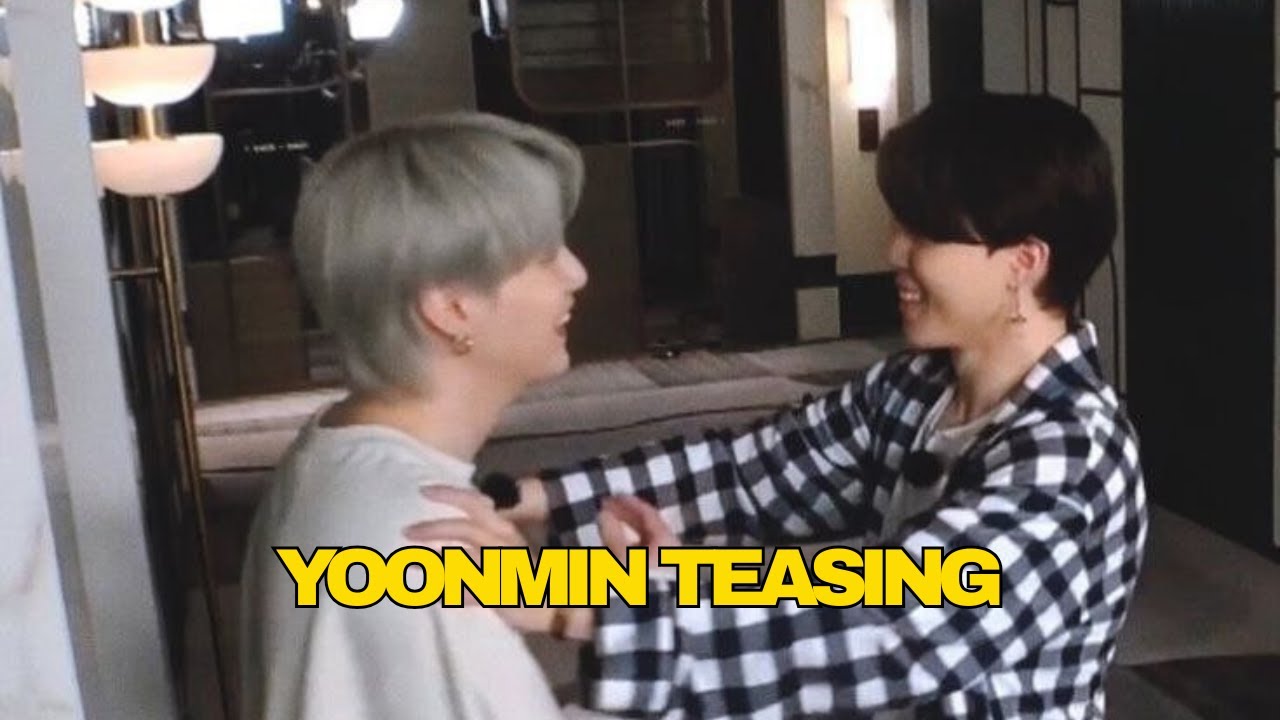 Yoonmin Teasing each other softly | Yoongi x Jimin