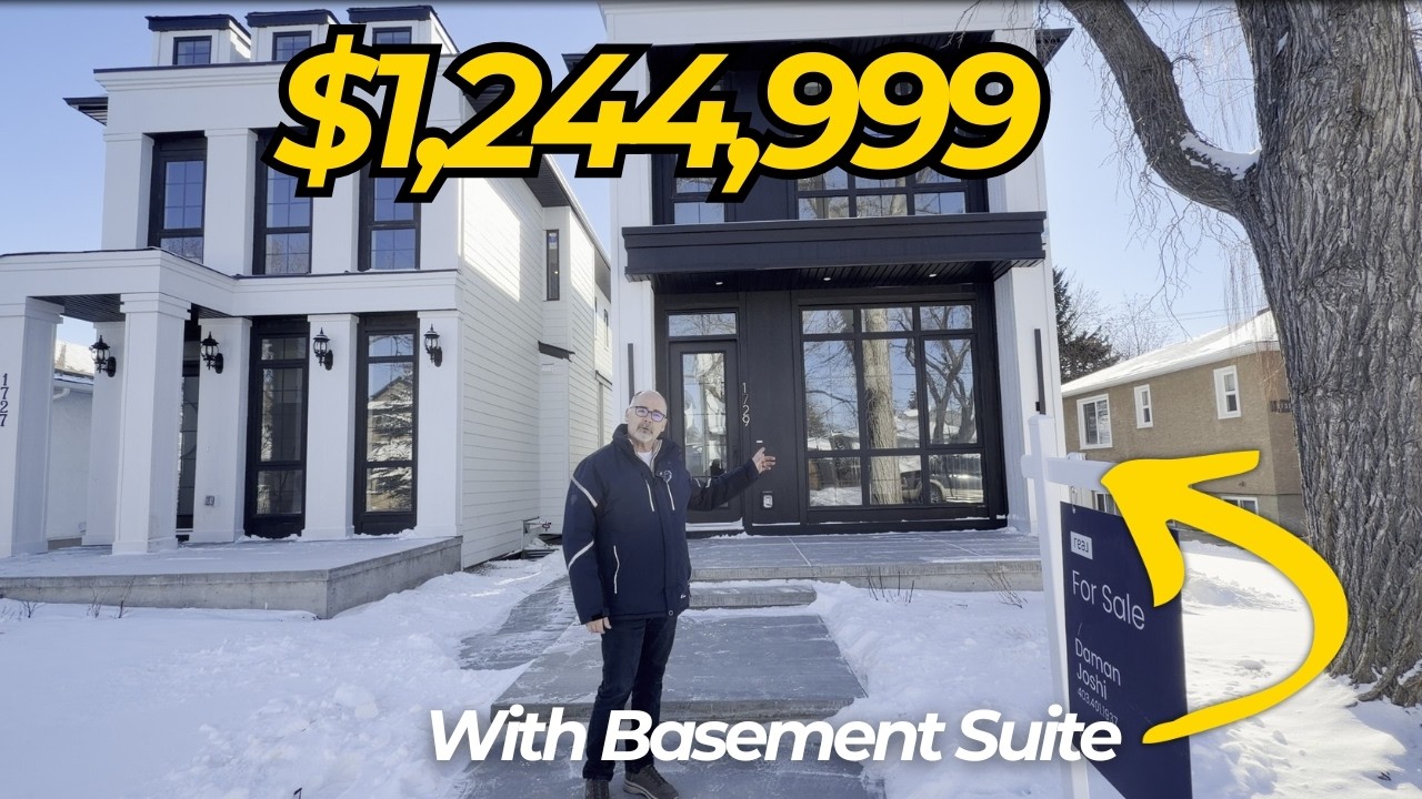 Tour a BRAND NEW $1.25 MILLION Luxury Home in Calgary NW