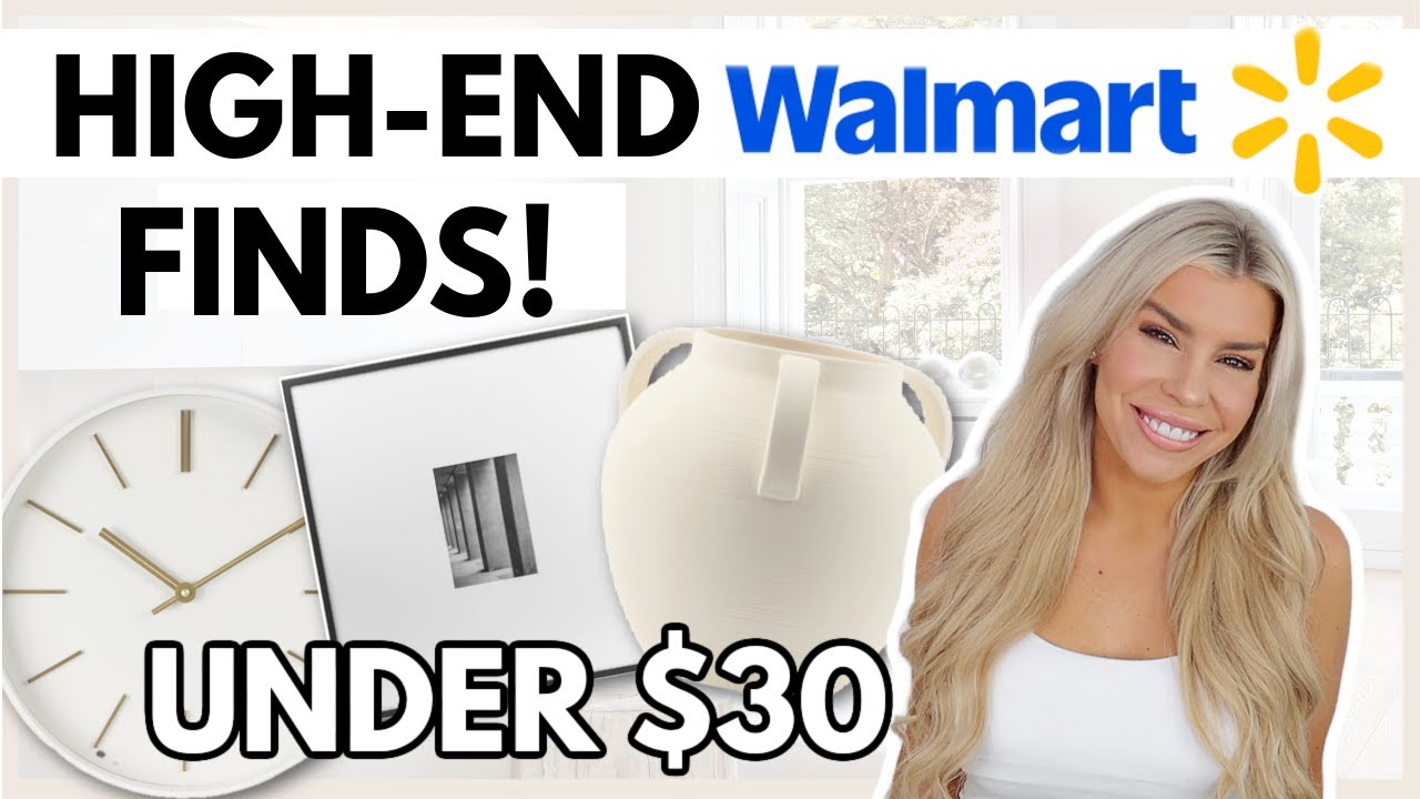 Walmart High End Home Decor and Organization on a Budget