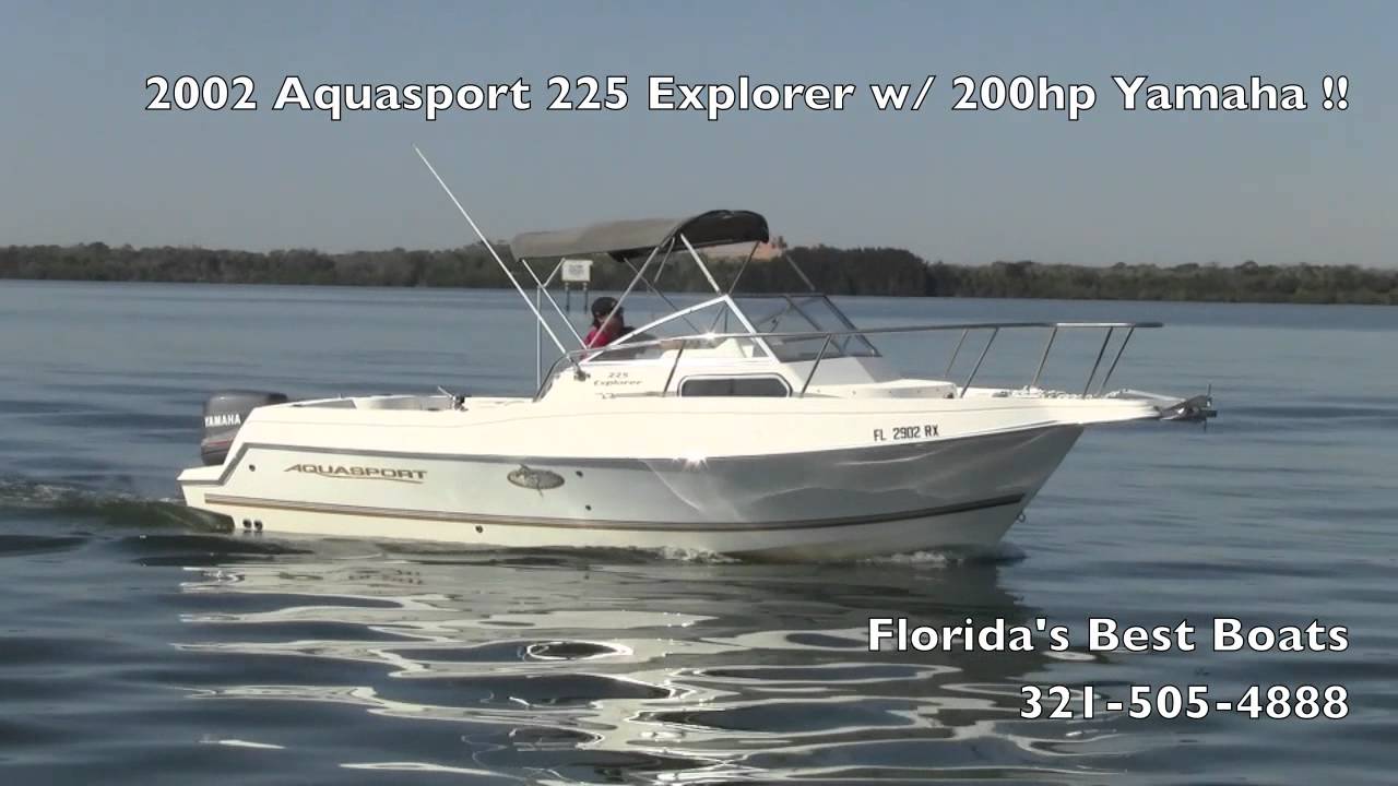 2002 Aquasport 225 Explorer w/ 200hp Yamaha!!