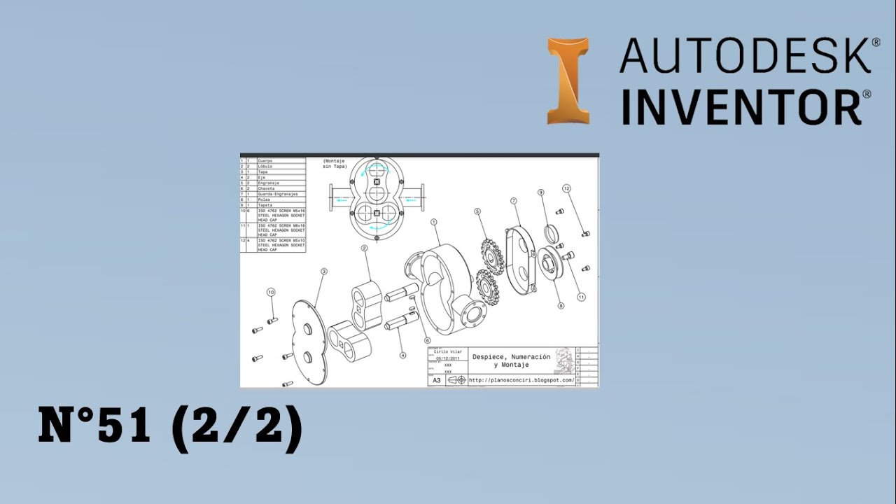 Solido Inventor 51 2/2 incluye piezas, ensamble y animación