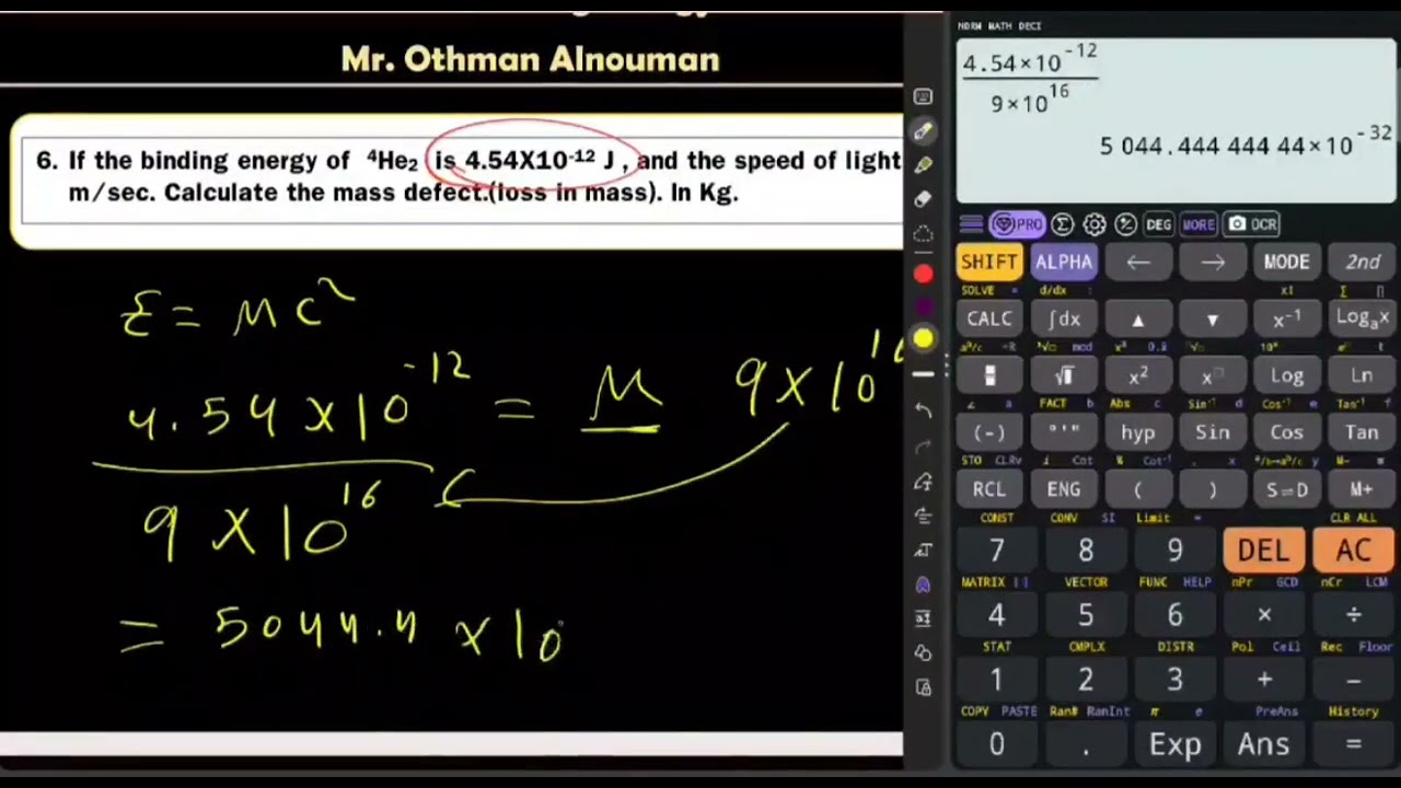 Nuclear Binding Energy Calculations