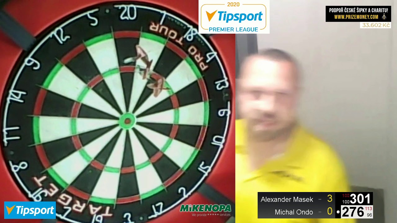 Tipsport Premier League 2020 Alexander Mašek vs Michal Ondo Round 14