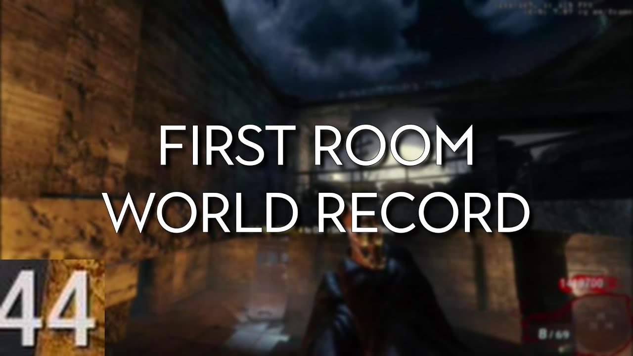 BO1 Zombies - Nacht First Room Solo World Record Round 44