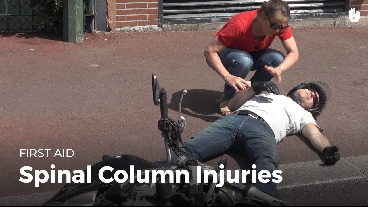 Learn first aid gestures: Spinal Column Injuries