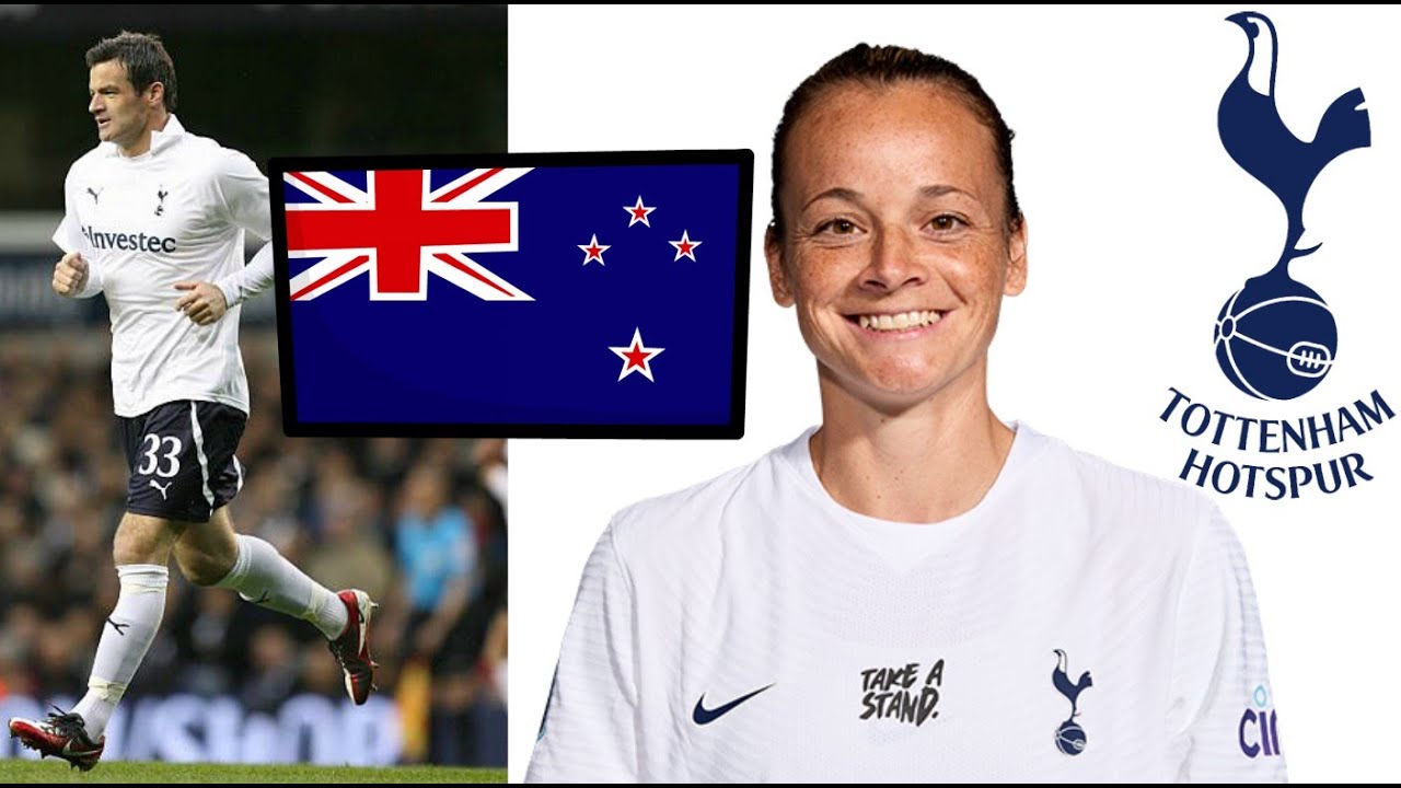 New Zealand Spurs Players: Ryan Nelsen & Ria Percival | Tottenham Hotspur All Whites Kiwis Oceana