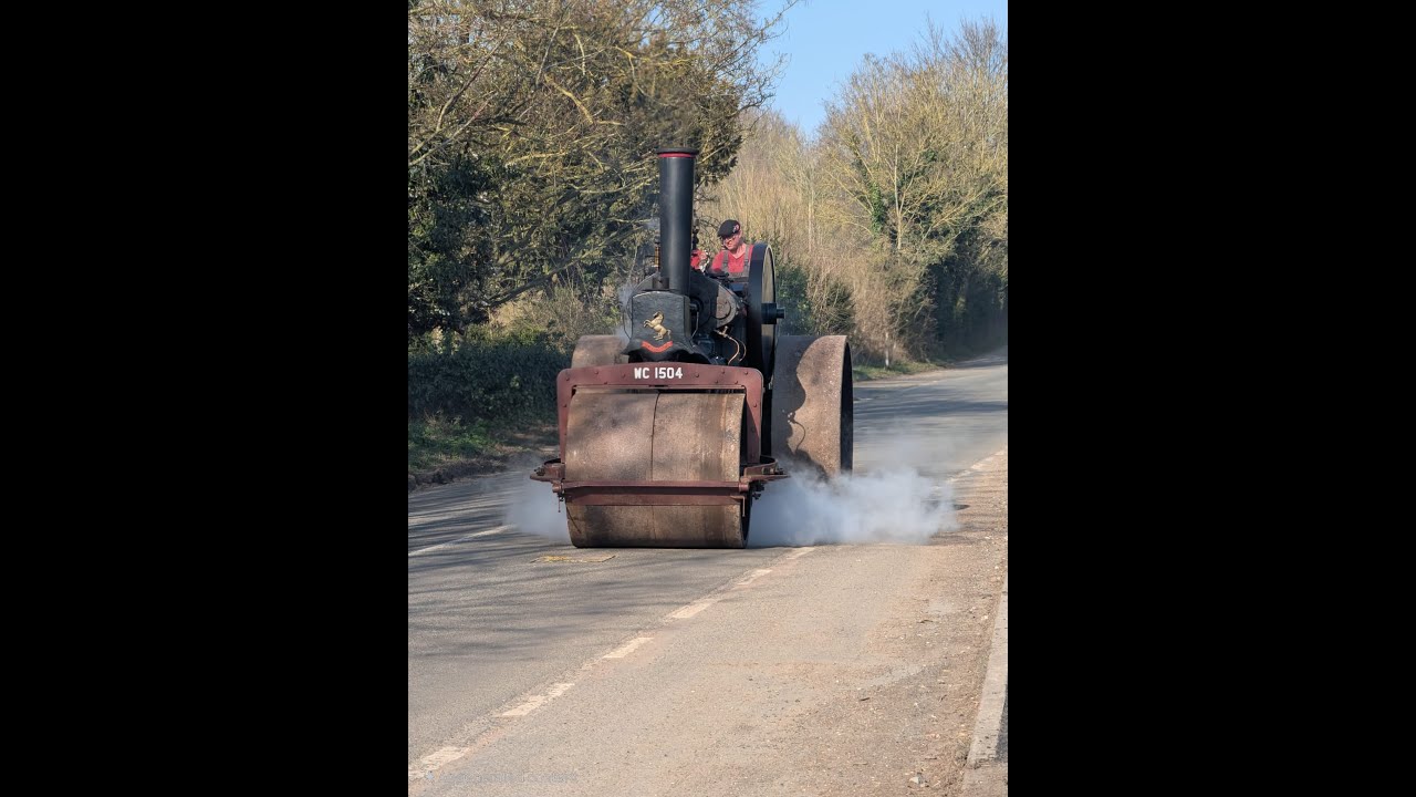 First Road Run of 1927 Aveling & Porter H Type Steam Roller