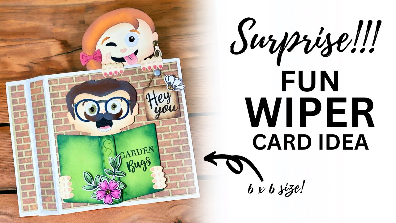 Double Trouble! Pop-Up Faces | Wiper Card Ideas!