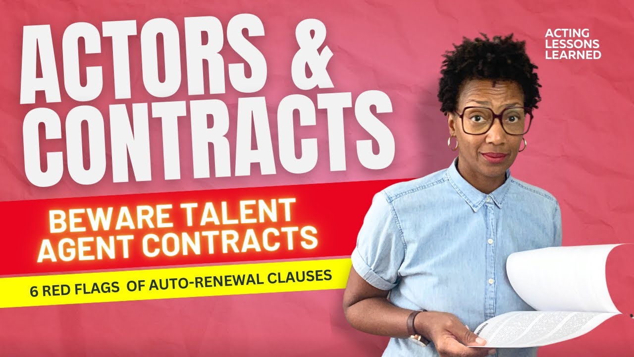 How I Negotiated An Agent Contract 