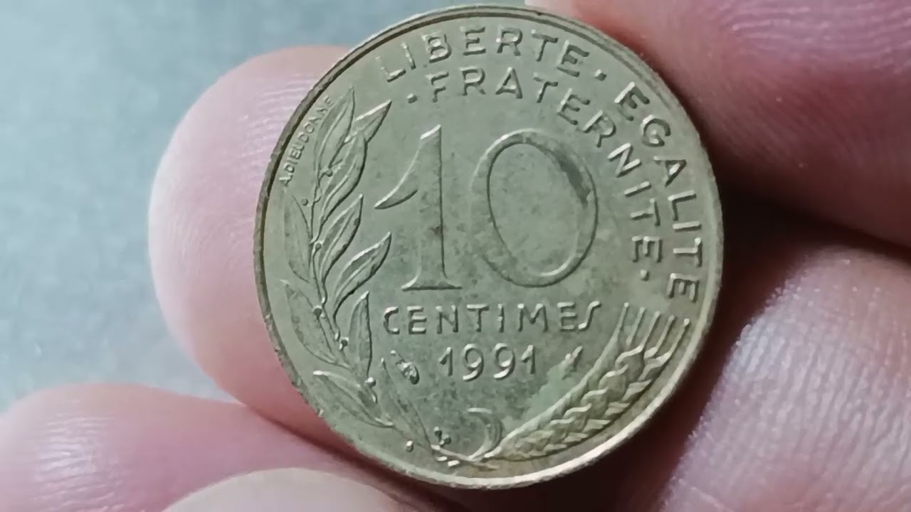You Won&rsquo;t Believe This Common French Coin! 💰 1991 10 Centimes 🇫🇷#RareCoins #CoinHunter #Coin