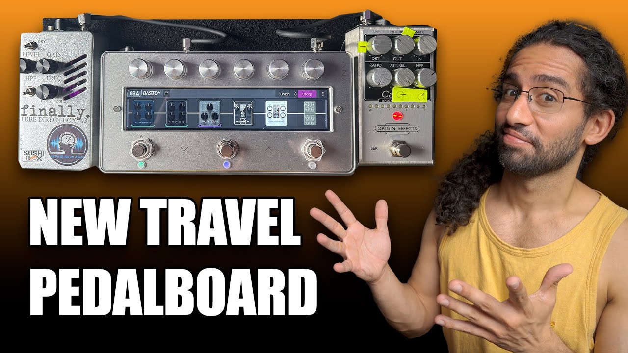 My Travel Bass Pedalboard 2025: Huge Tone, Small Setup