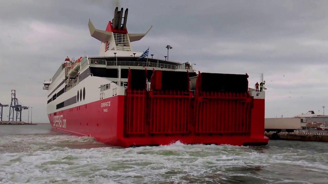 SUPERFAST XII - Arrival at Ancona port