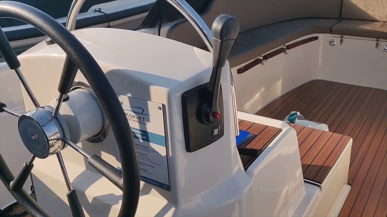 Instructie starten van de boot