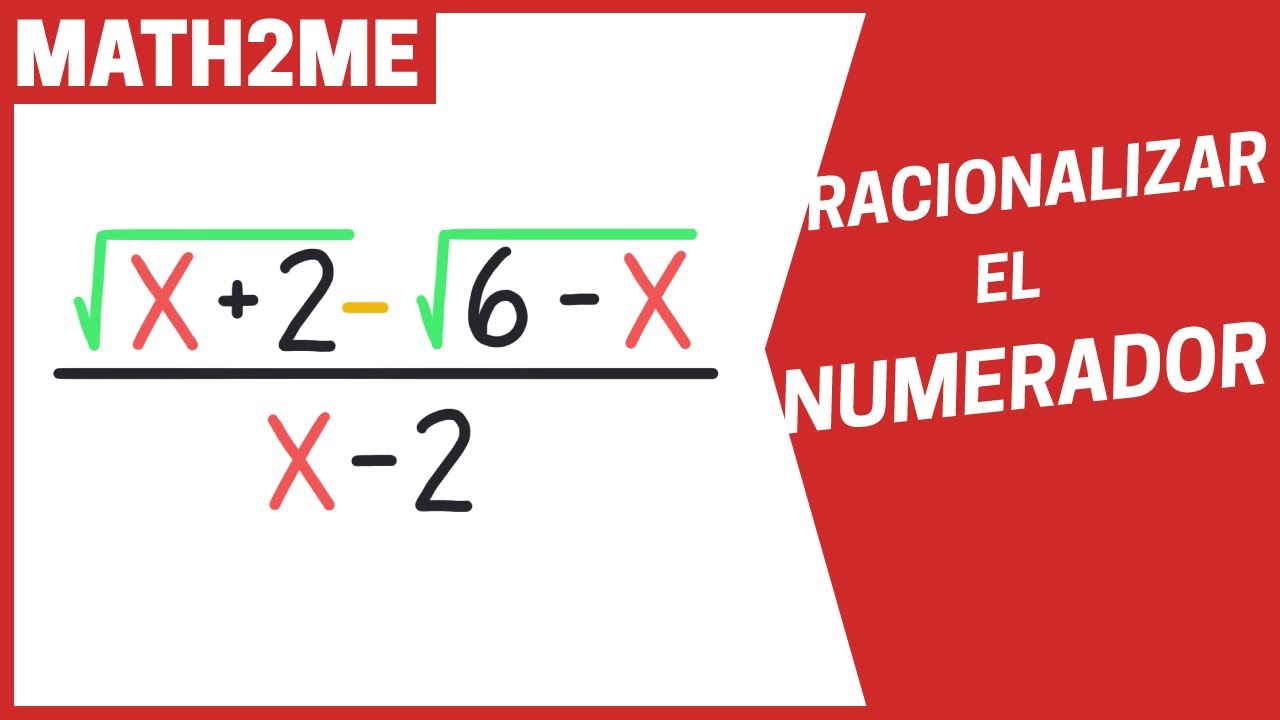 Racionalización del numerador | Ejercicio 1