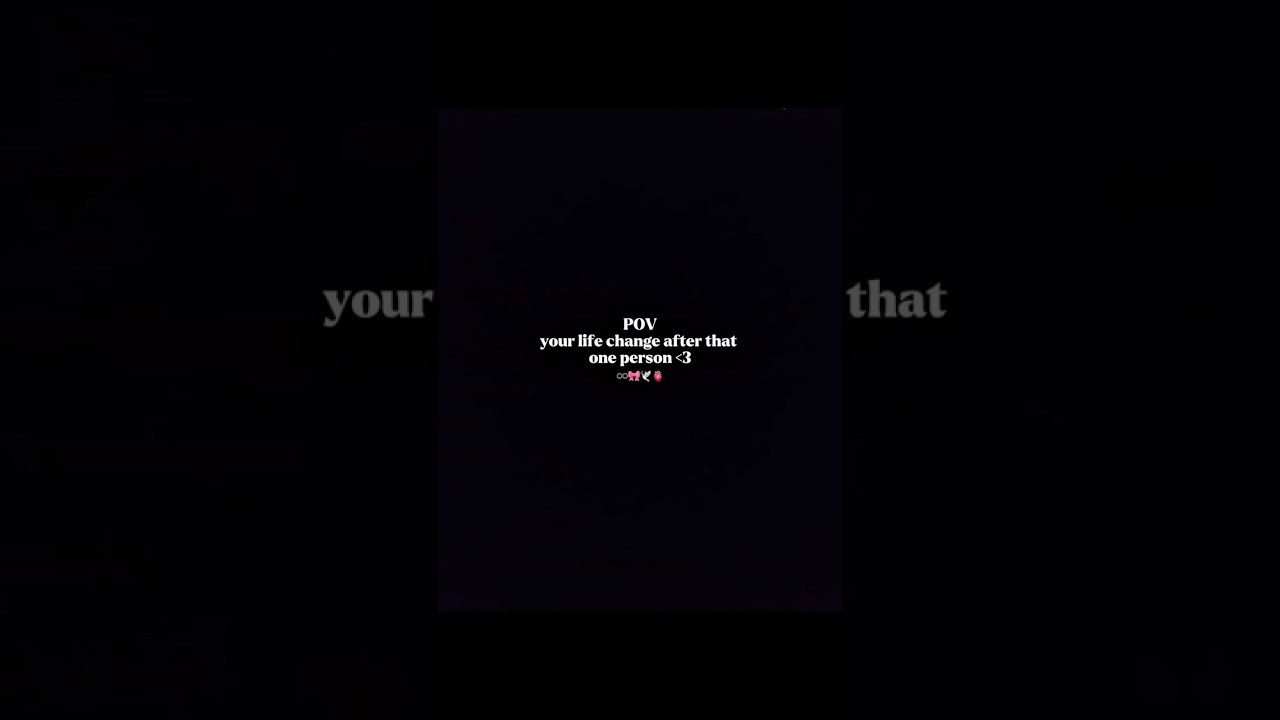 One Person Changed My Whole Life ❤️ | Romantic Couple 