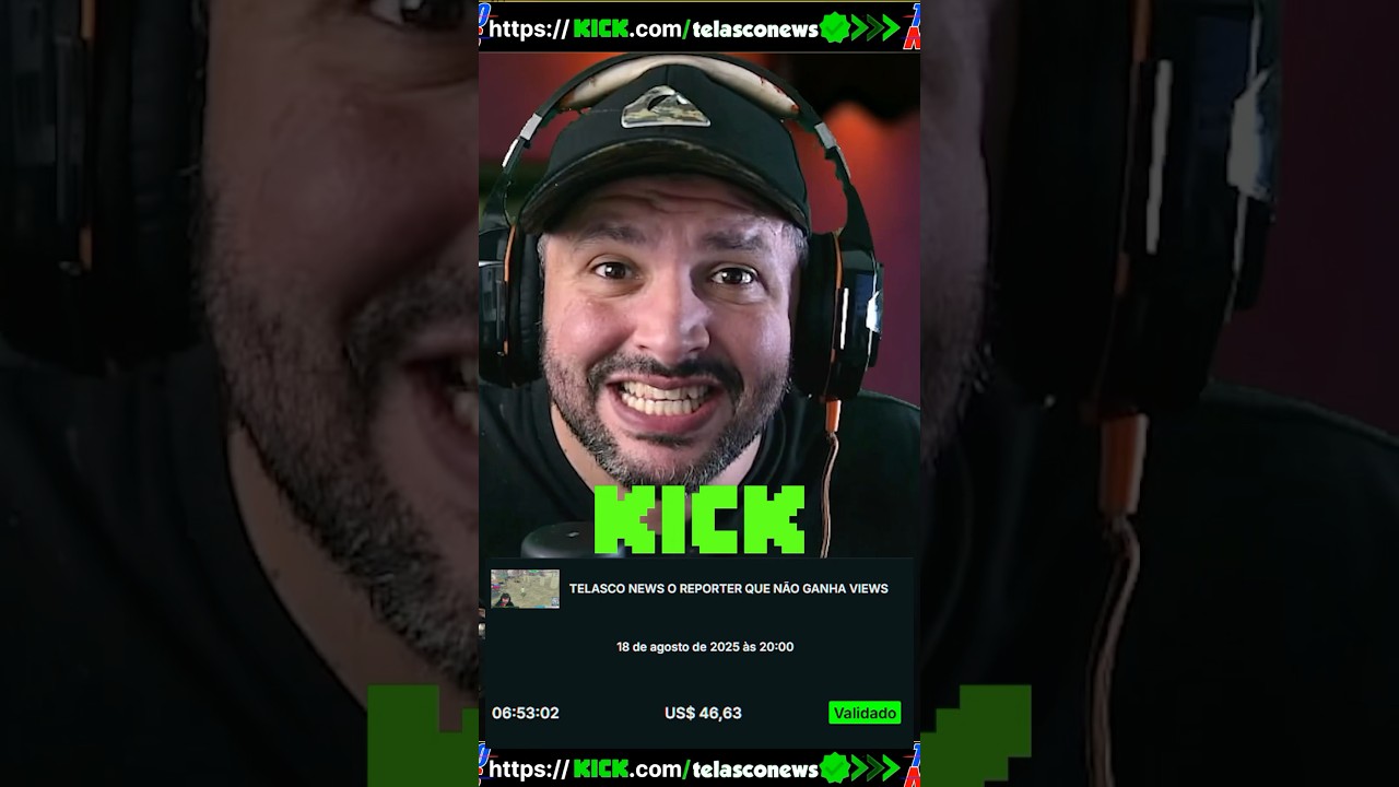 Quanto ganha um streamer pequeno na Kick em 2025 #live #reaction