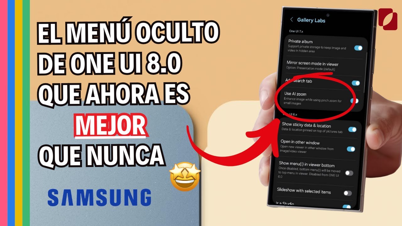 ✨¡ESTE MENÚ OCULTO AHORA ES MEJOR QUE NUNCA en One UI 8.0! ¡Descubre TODAS las funciones más útiles!