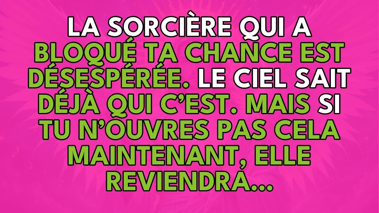 MICHEL A RÉVÉLÉ SON NOM… LA SORCIÈRE QUI A BLOQUÉ TA CHANCE EST DÉSESPÉRÉE.