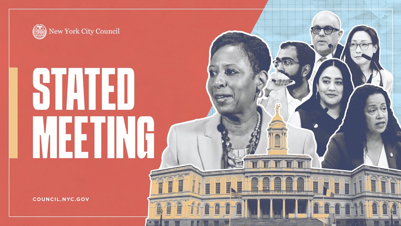 🔴 LIVE: Watch NYC Council's 11/12 Stated Meeting, Live From Council Chambers at City Hall