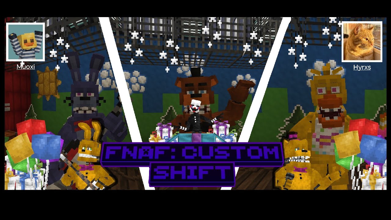 I built my own FNaF map in Minecraft Bedrock using this new addon! [ FNaF: Custom Shift ]