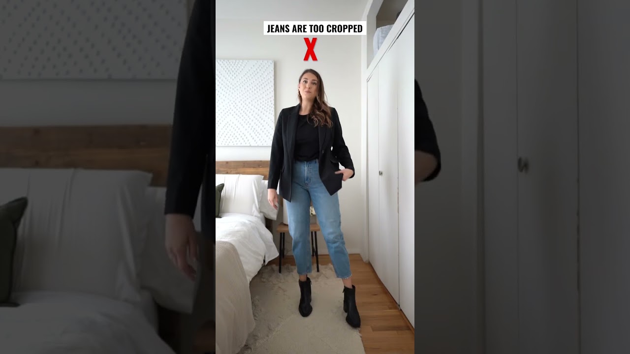 How to Wear Ankle Boots With Jeans #shorts