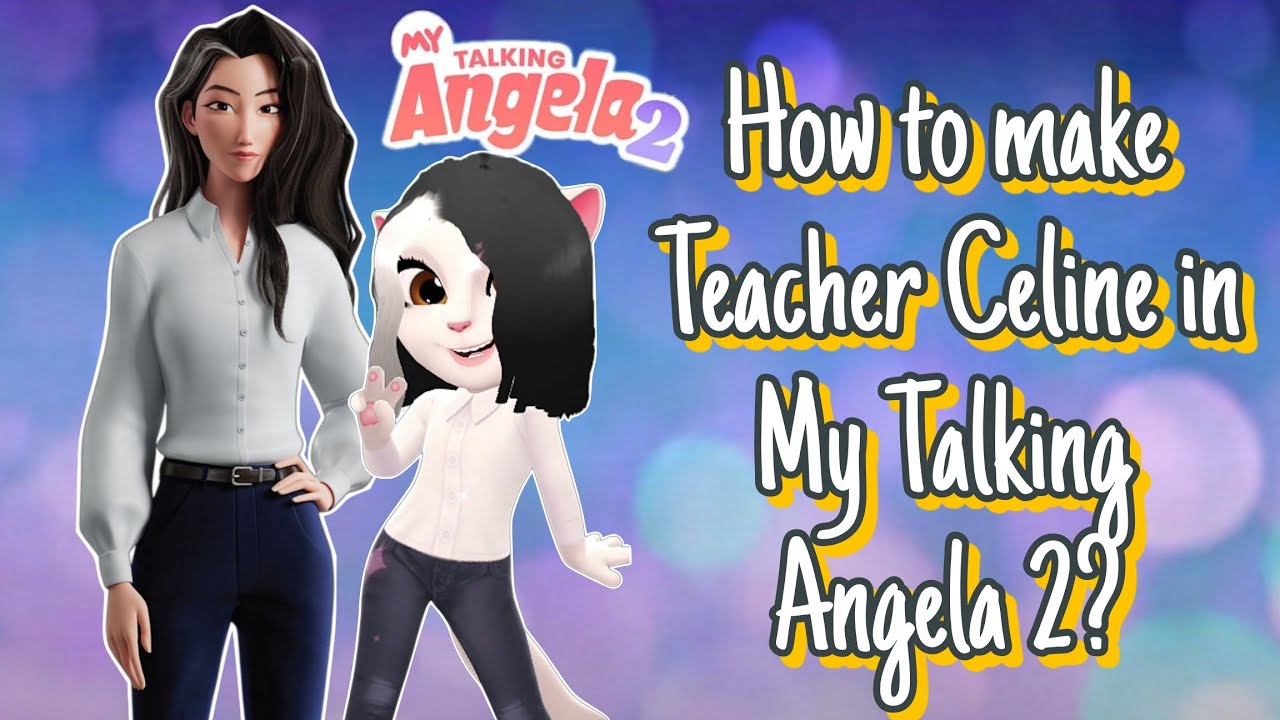 How to make Teacher CELINE in Kpop Demon Hunters? My Talking Angela 2 Makeover 