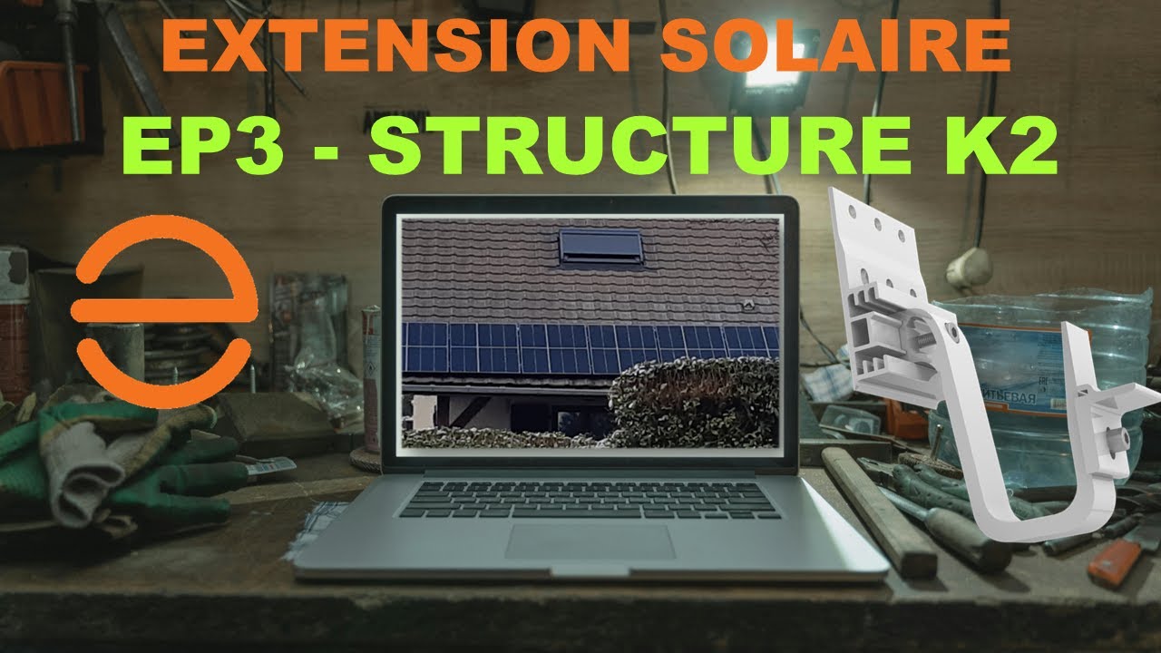 🔧 Fixer des Rails K2 pour Panneaux Solaires : Guide Complet pour Toits en Tuiles 🔩