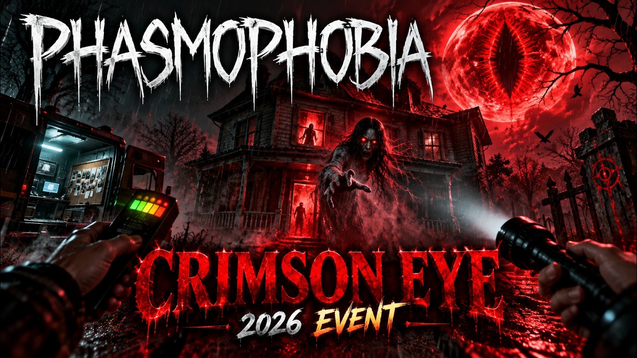 🔴 LIVE | PHASMOPHOBIA NEW CRIMSON EYE UPDATE 2026! 😱 BLOOD MOON HORROR 👻