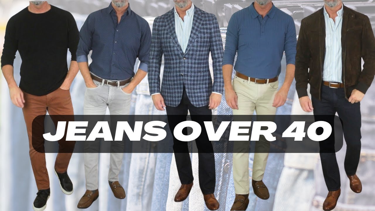 Как ЛУЧШЕ всего носить джинсы после 40?