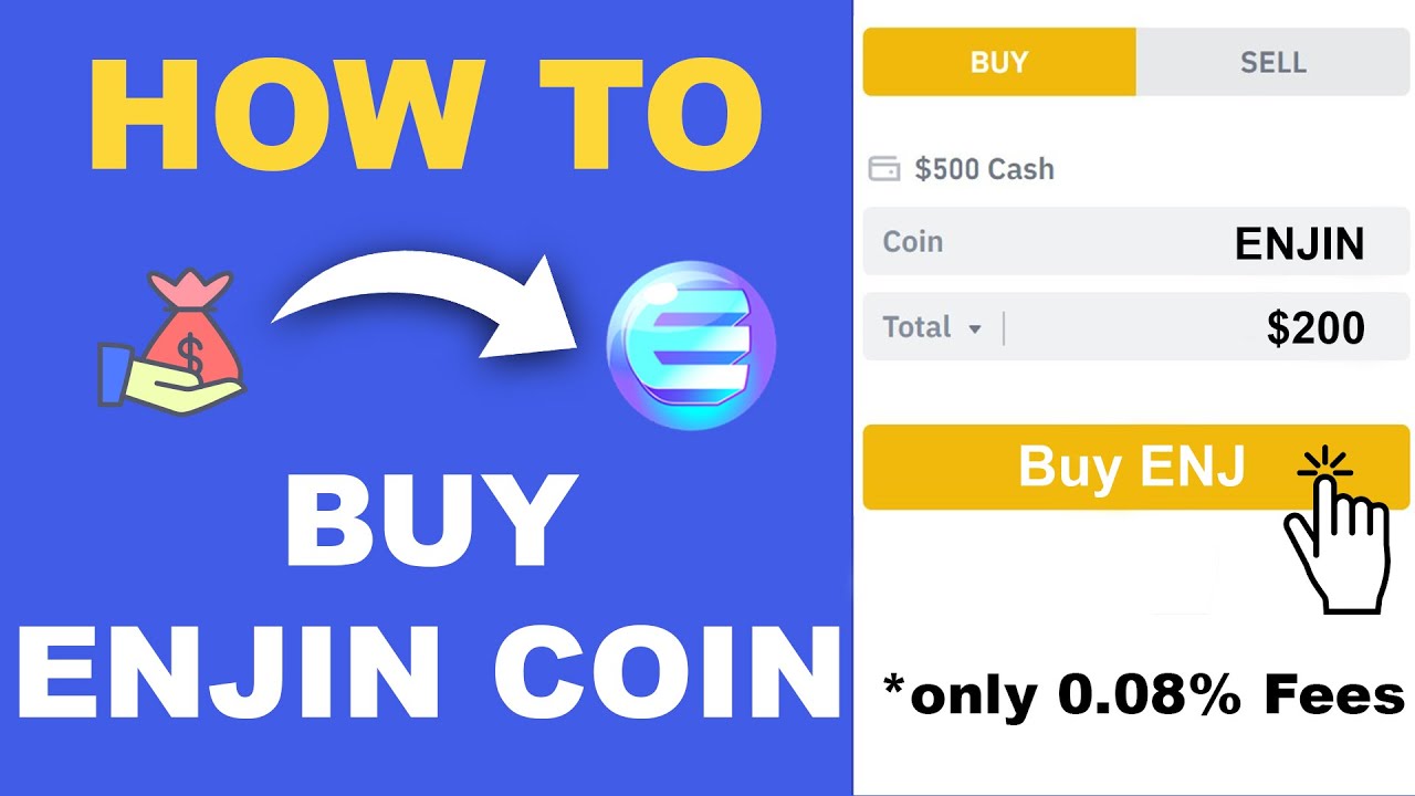 How To Buy Enjin Coin ✅ Tutorial for Beginners (0.08% Fees)