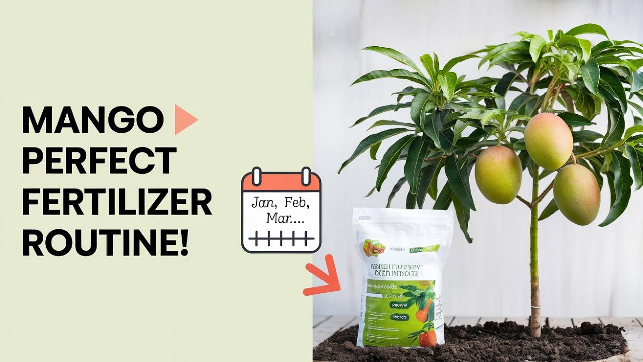 Mango Plant Fertilizer Routine Month by Month | आम के पेड़ को कब, कौन सा खाद डालना चाहिए?