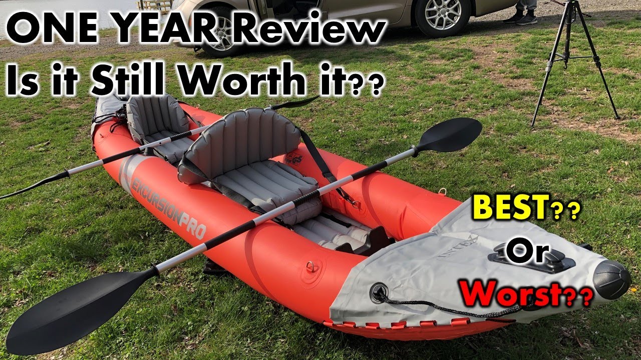 Intex Excursion Pro Kayak ONE YEAR Review!! Q&A (Is it still worth it after a year?)