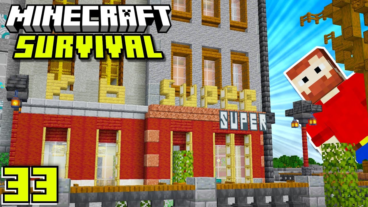 Ik Bouw Een Supermarkt In Minecraft Survival!